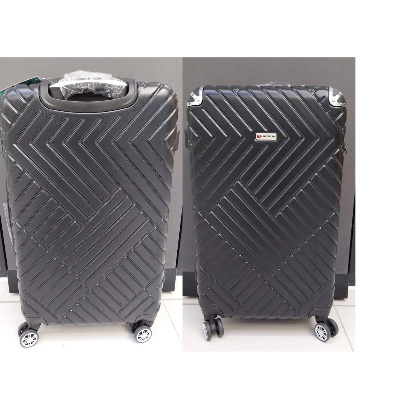 HardShell Suitcase 8 Wheel 360° Spinner ABS Luggage Trolley Bag Cabin to XLarge