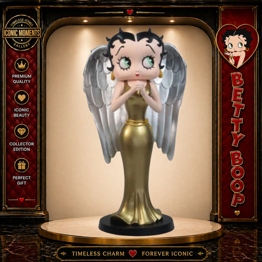 NEW BETTY BOOP ANGEL FIGURINE 31CM COLLECTABLE ORNAMENT WINGS STATUE VINTAGE UK STOCK