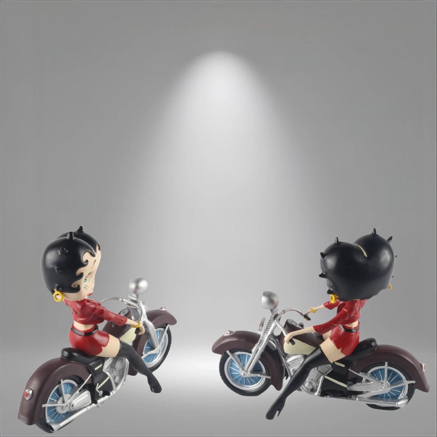 BETTY BOOP MOTORBIKE FIGURINE RED JACKET COLLECTIBLE ORNAMENT 31CM DECOR GIFT UK STOCK