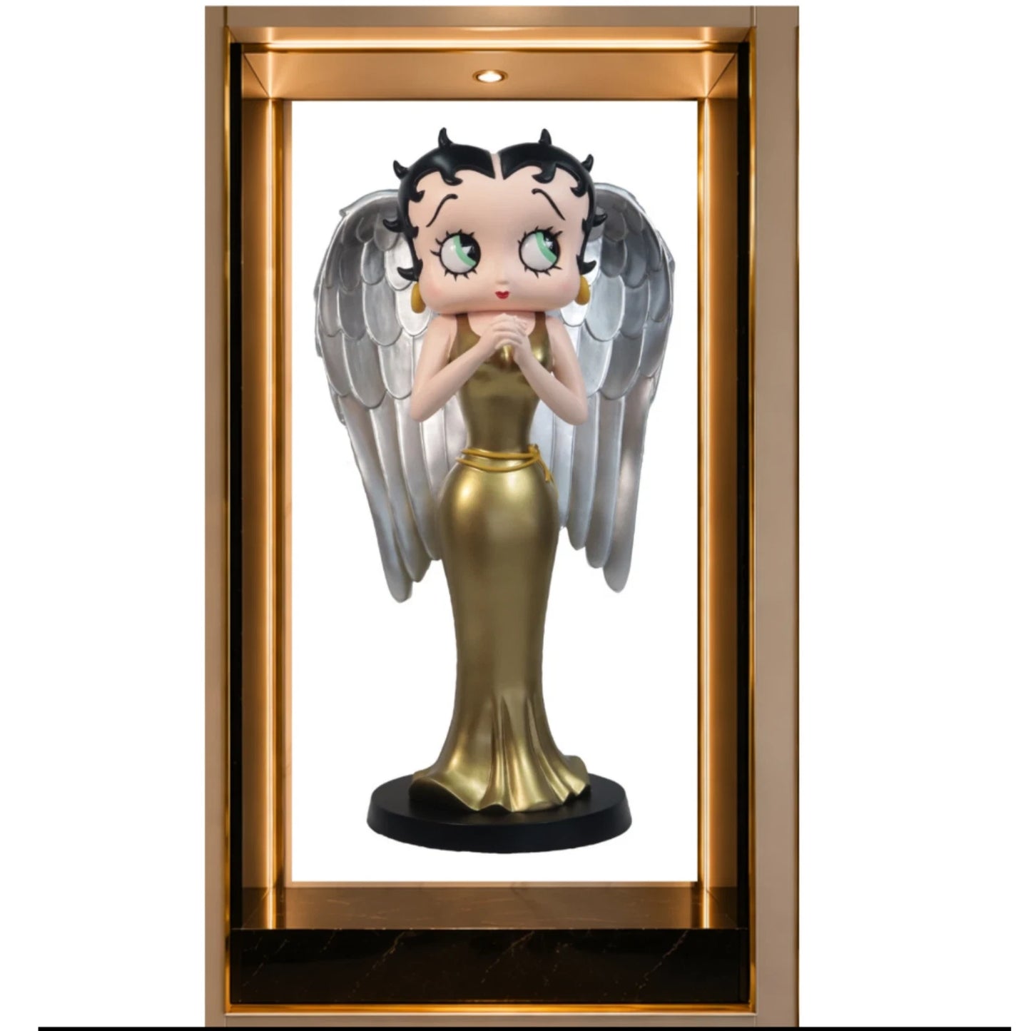 NEW BETTY BOOP ANGEL FIGURINE 31CM COLLECTABLE ORNAMENT WINGS STATUE VINTAGE UK STOCK