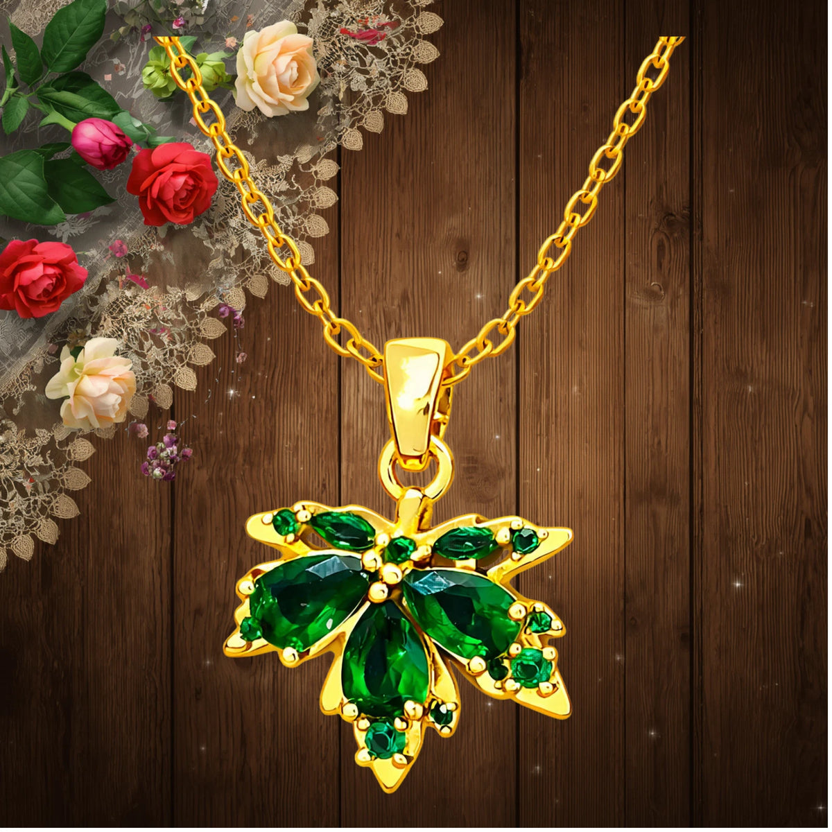 18K GOLD PLATED ANCHOR NECKLACE TITANIUM STEEL WATERPROOF LADIES ANTI TARNISH UK