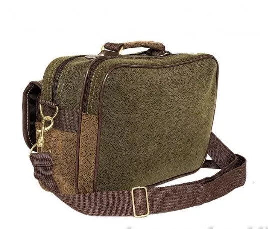 VINTAGE UNISEX LIGHTWEIGHT SUEDE CAMERA BAG GYM CABIN UTILITY WORK HANDY RYANAIR UK STOCK