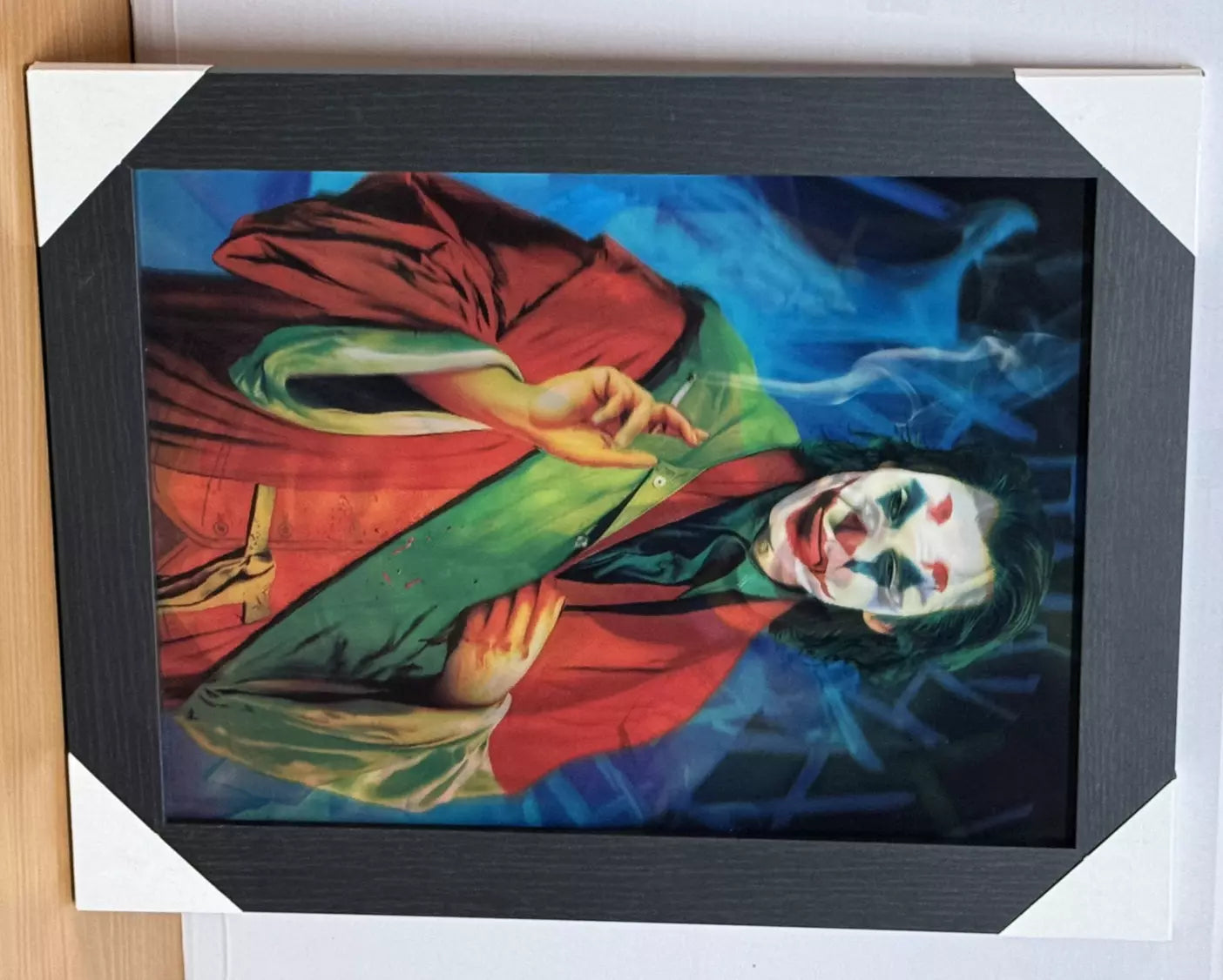 JOKER 3D FRAMED PICTURE - 3 ICONIC IMAGES IN 1 FRAME - COMIC VILLAIN ART PIECE UK STOCK