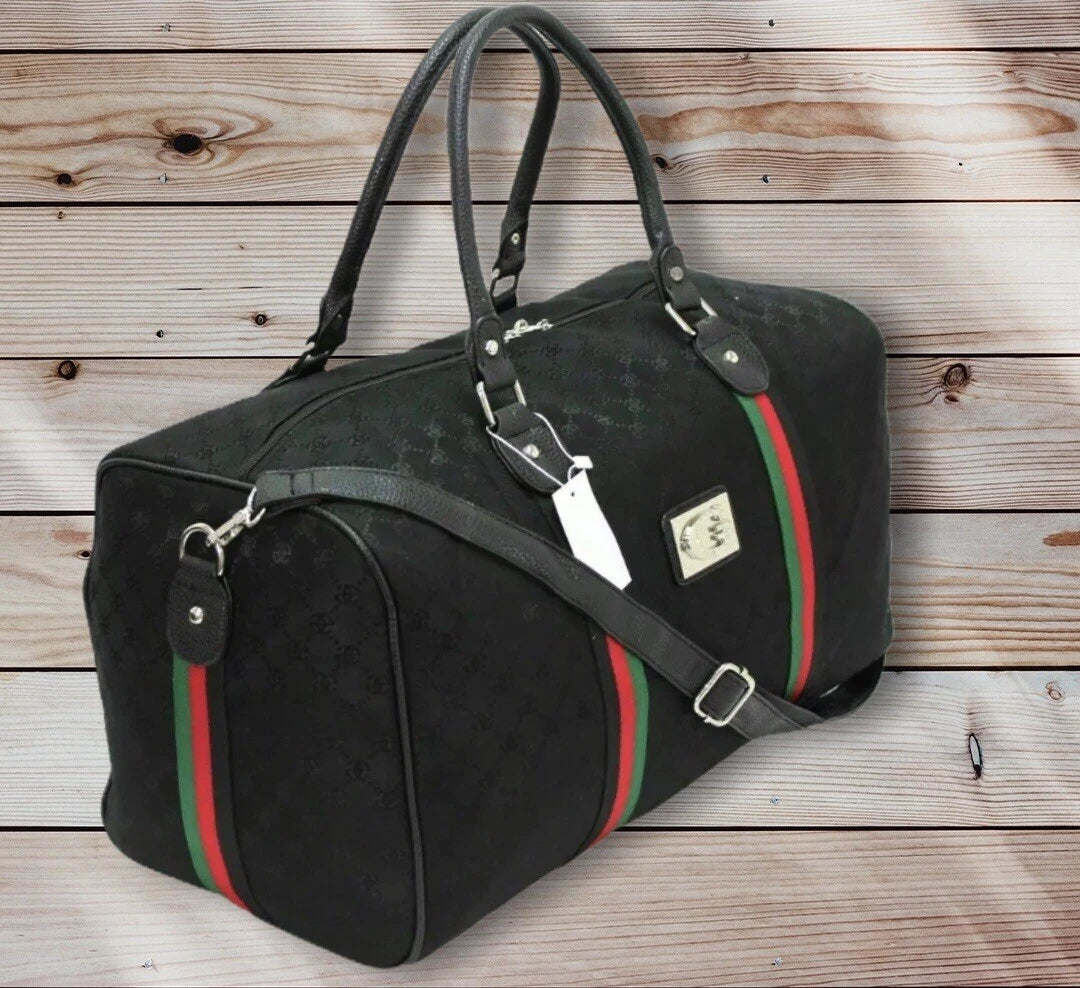 UNISEX GIFT DESIGNER HOLDALL GYM LUGGAGE DUFFEL CABIN TRAVEL CROSS BODY BAG UK STOCK