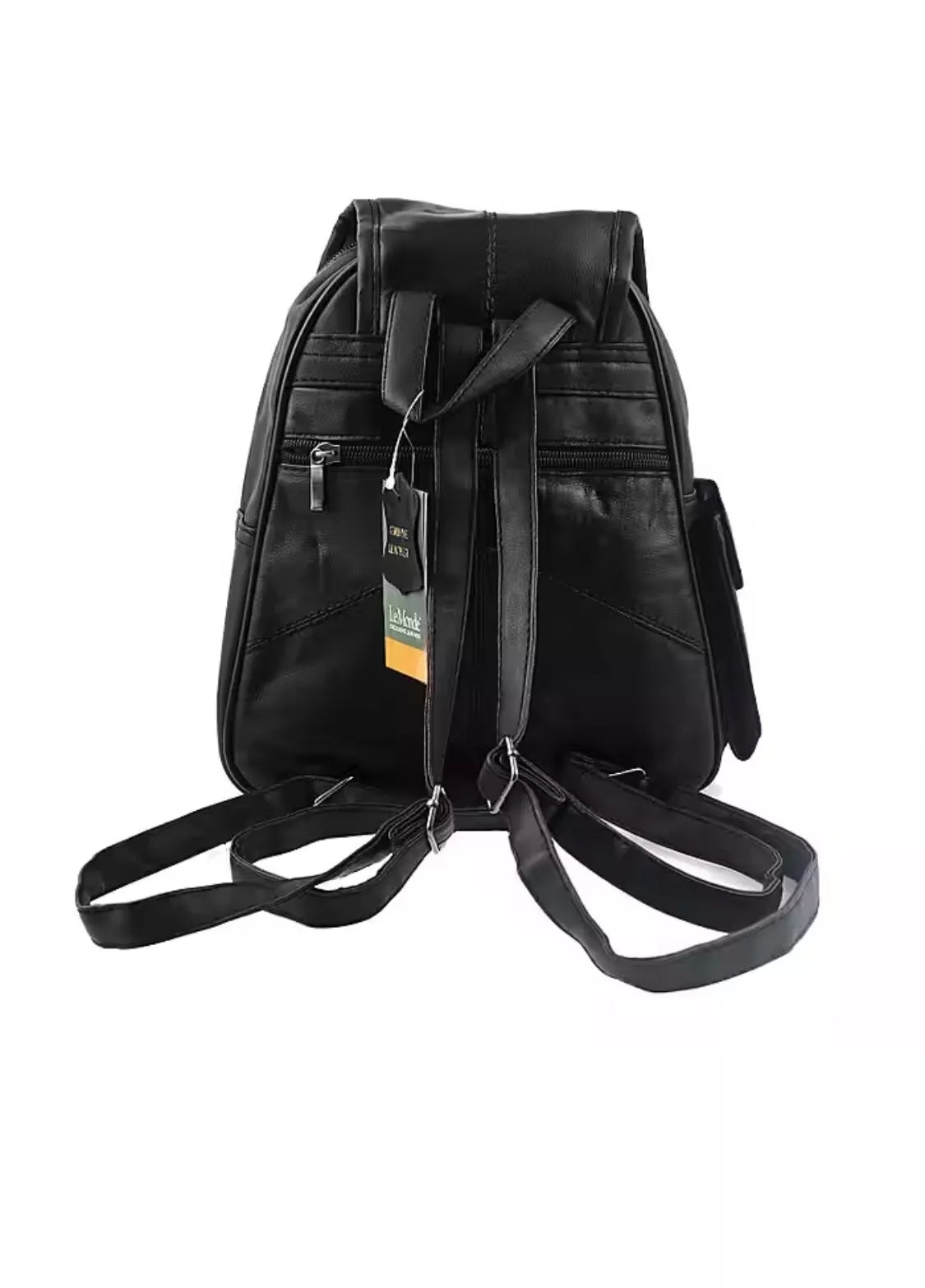 LARGE WOMEN'S GENUINE LEATHER BACKPACK RUCKSACK SHOULDER BAG FASHIONABLE HANDBAG UK STOCK
