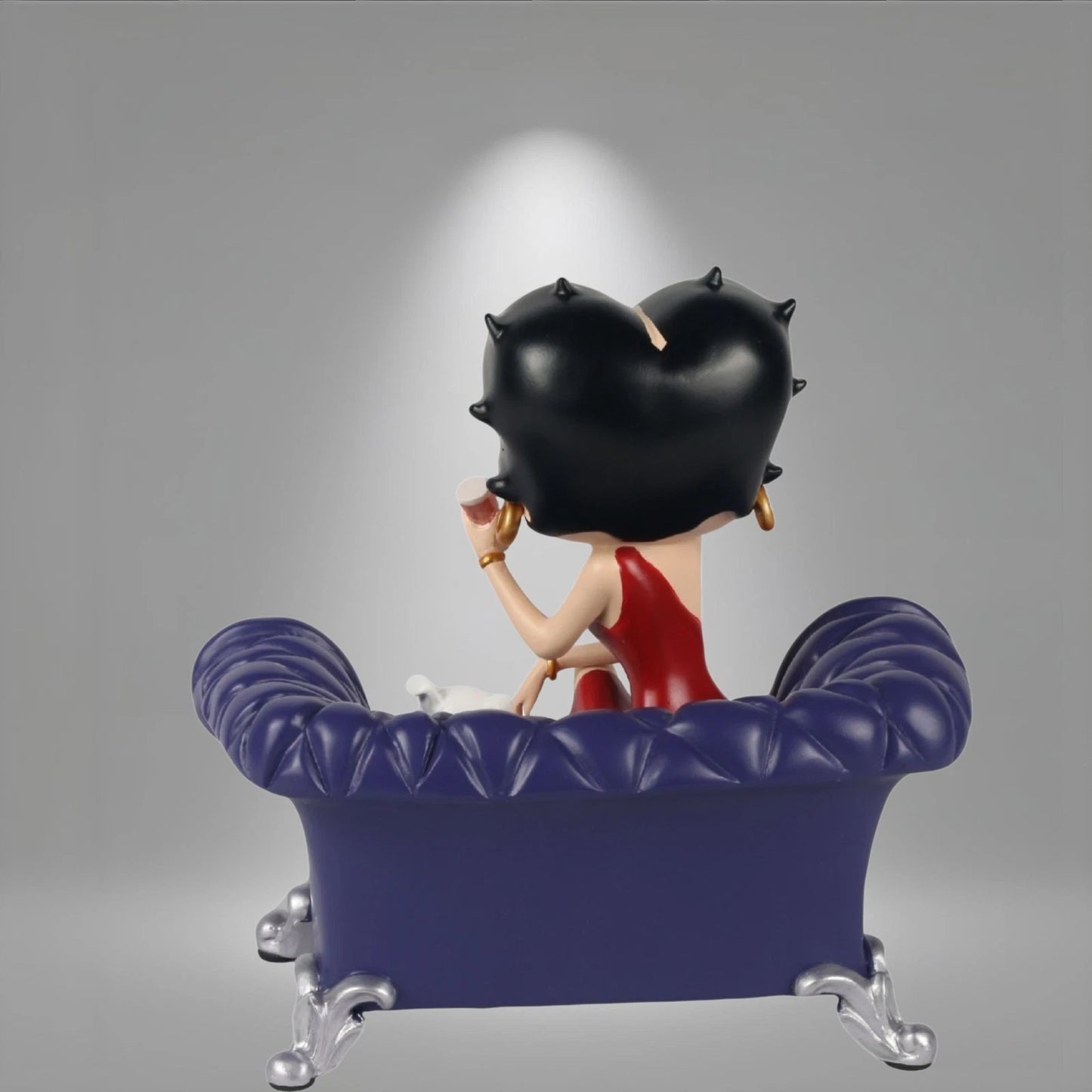 NEW BETTY BOOP ON SETTEE FIGURINE 22CM VINTAGE ORNAMENT COLLECTABLE STATUE GIFT UK STOCK