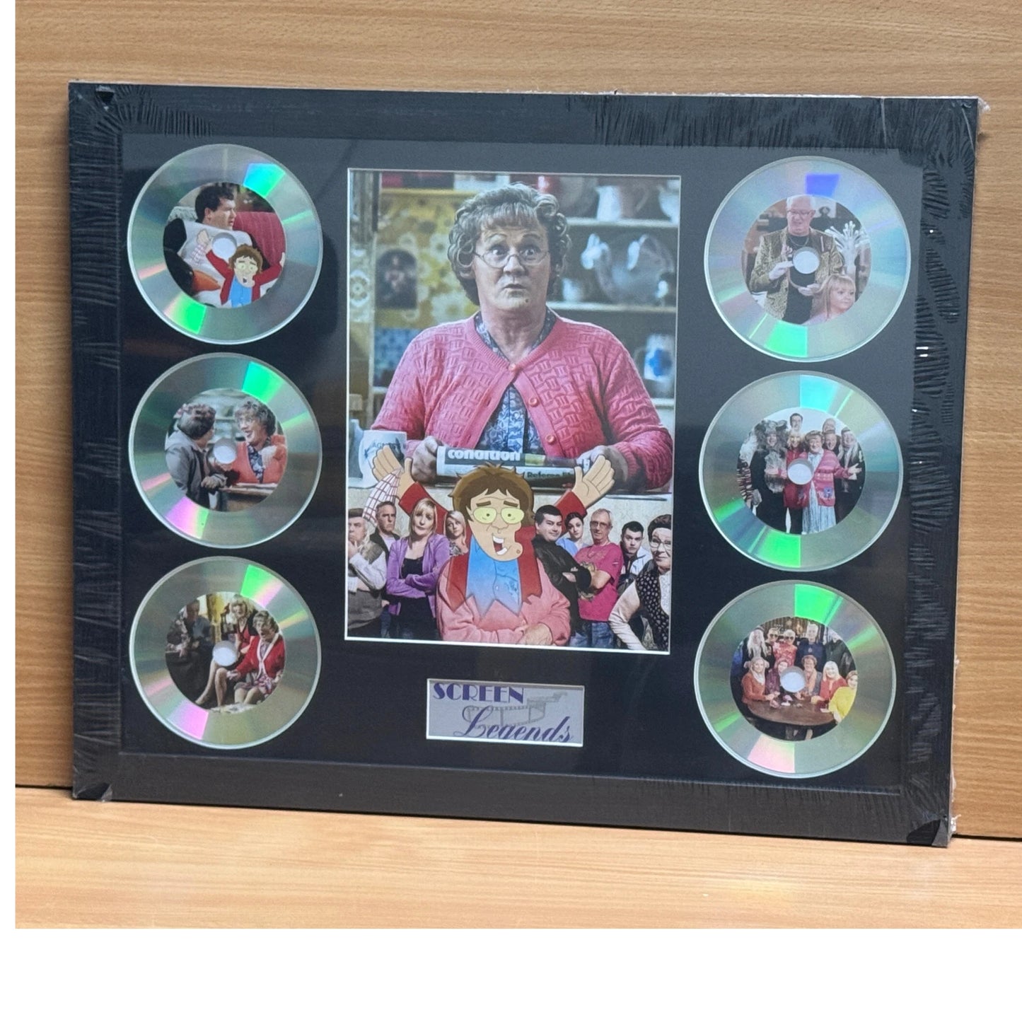 MRS BROWN’S BOYS FRAMED MEMORABILIA PICTURE DISC SET SCREEN LEGENDS TV COMEDY UK STCOK
