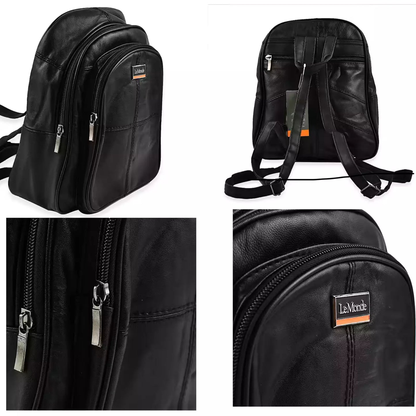 WOMEN GENUINE LARGE REAL LEATHER BACKPACK RUCKSACK SHOULDER BAG FASHION HANDBAG