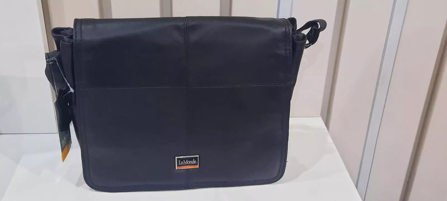 NEW WOMEN'S GENUINE REAL LEATHER SHOULDER BAG MULTI POCKETS HANDBAG LT08 UK STOCK