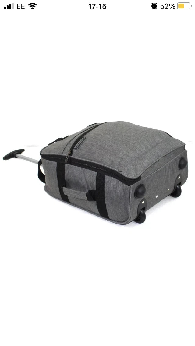 CABIN TROLLEY BAG RYANAIR UNDER SEAT TRAVEL BAG HAND LUGGAGE SUITCASE 40X25X20