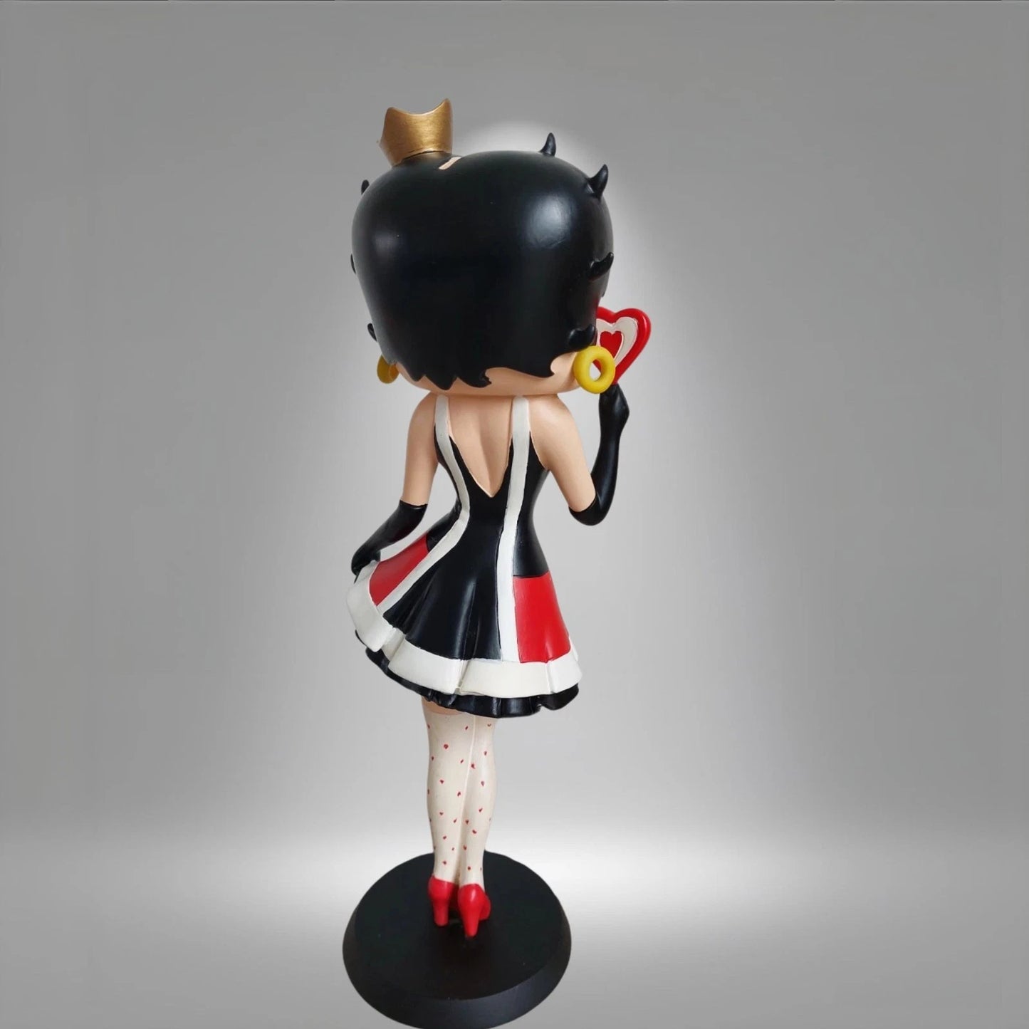 NEW BETTY BOOP QUEEN OF HEARTS 33CM FIGURINE LARGE VINTAGE ORNAMENT COLLECTIBLE