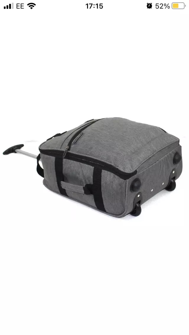 CABIN TROLLEY BAG RYANAIR UNDER SEAT TRAVEL BAG HAND LUGGAGE SUITCASE UK STOCK