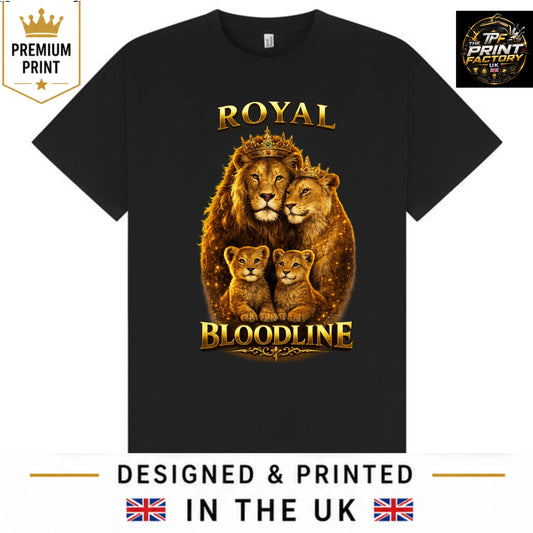 KING LION FAMILY GRAPHIC T-SHIRT – PREMIUM URBAN STREETWEAR EDITION FOR MEN