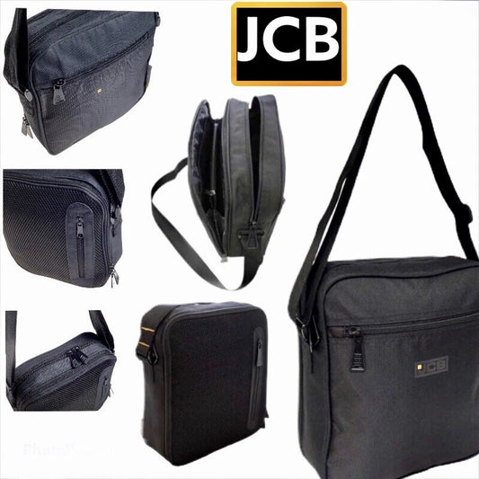 MEN'S UNISEX GENUINE JCB BAG WATERPROOF CROSSBODY SHOULDER UTILITY TRAVEL WORK UK STOCK