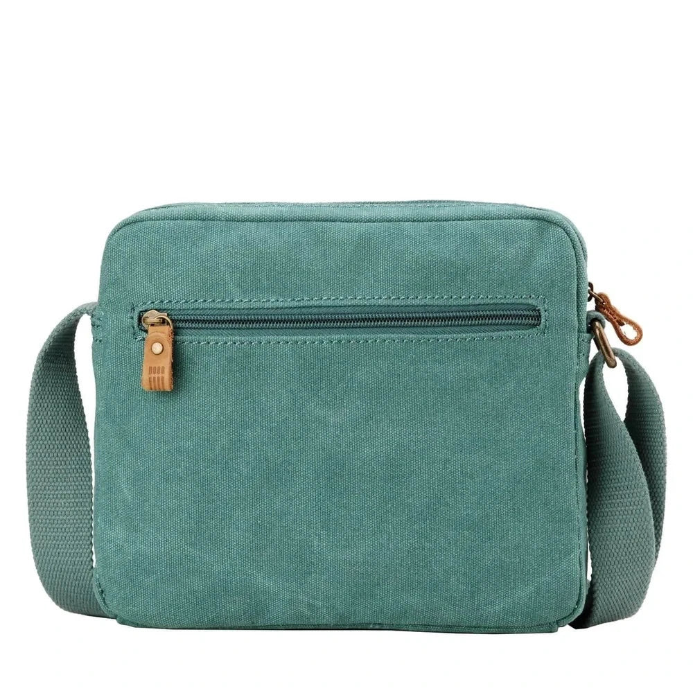 TROOP LONDON TRP0235 CLASSIC CANVAS CROSSBODY SHOULDER BAG