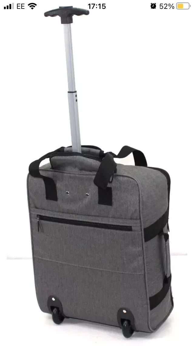 CABIN TROLLEY BAG RYANAIR UNDER SEAT TRAVEL BAG HAND LUGGAGE SUITCASE 40X25X20