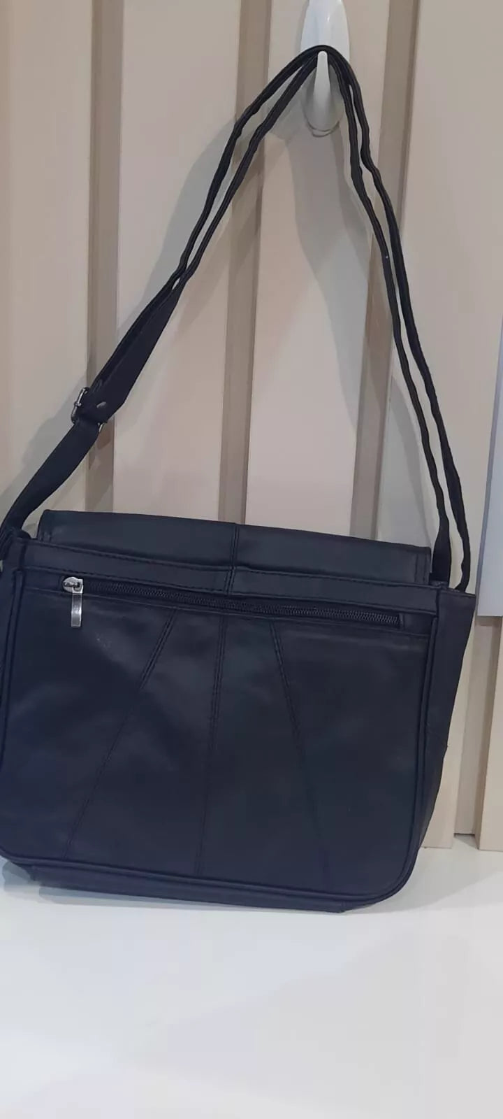 NEW WOMEN'S GENUINE REAL LEATHER SHOULDER BAG MULTI POCKETS HANDBAG LT08 UK STOCK