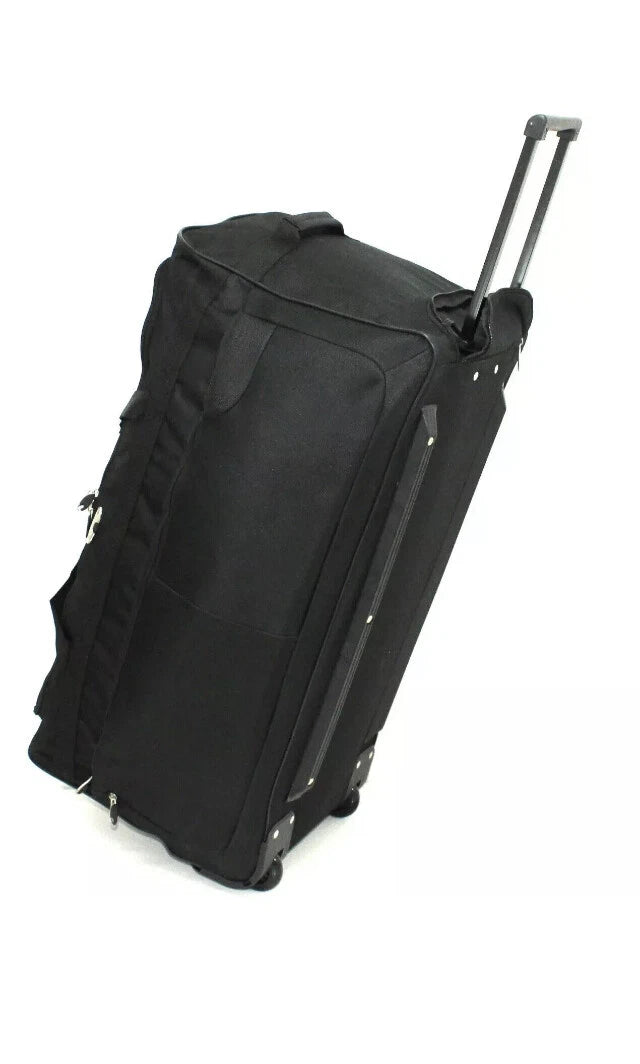 X Large 34” 30" 27" Travel Luggage Wheeled Trolley Holdall Suitcase Duffel Bag UK STOCK