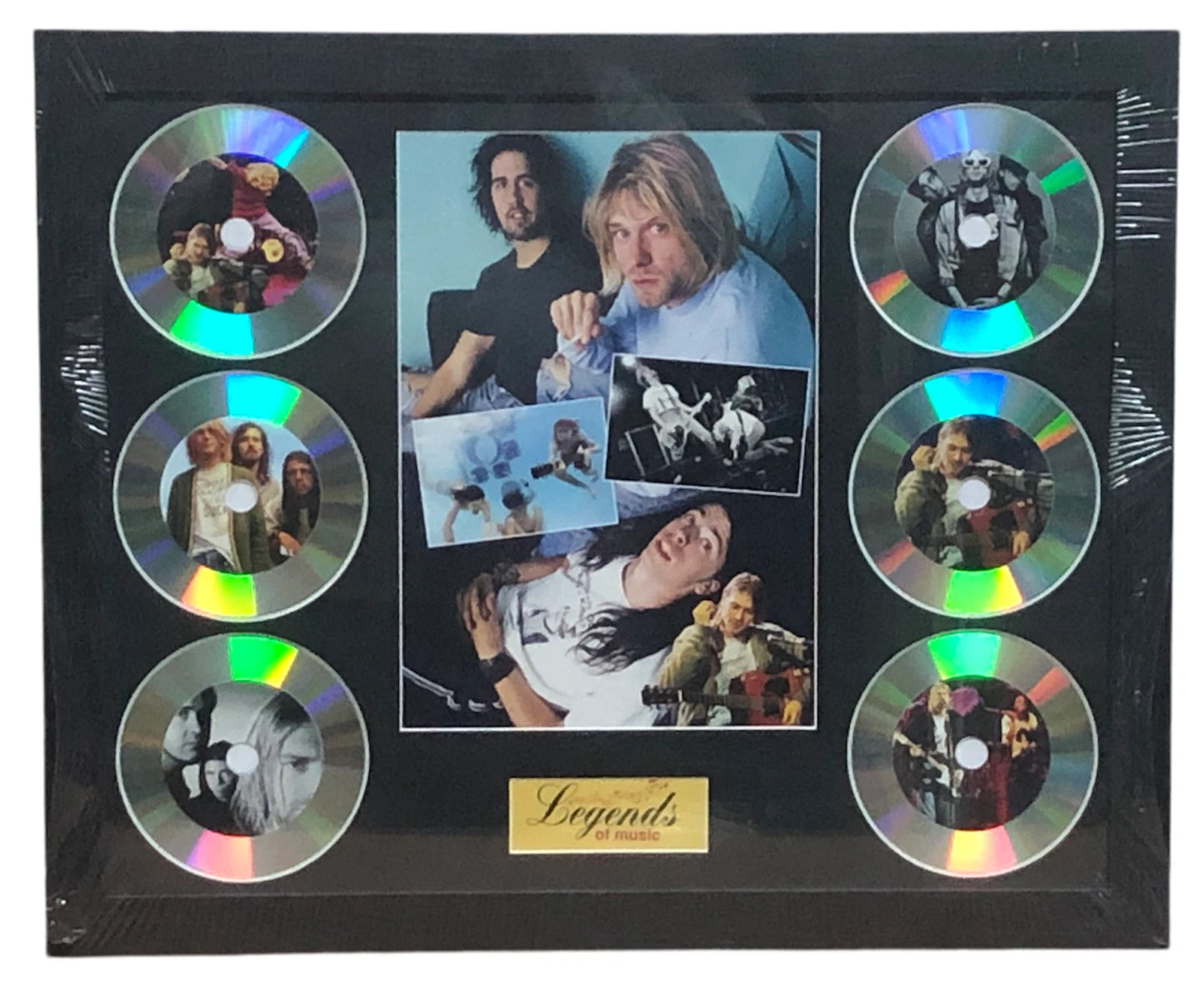 NIRVANA BAND MEMORABILIA FRAMED PICTURE PRESENTATION DISC SET MUSIC LEGENDS UK STOCK